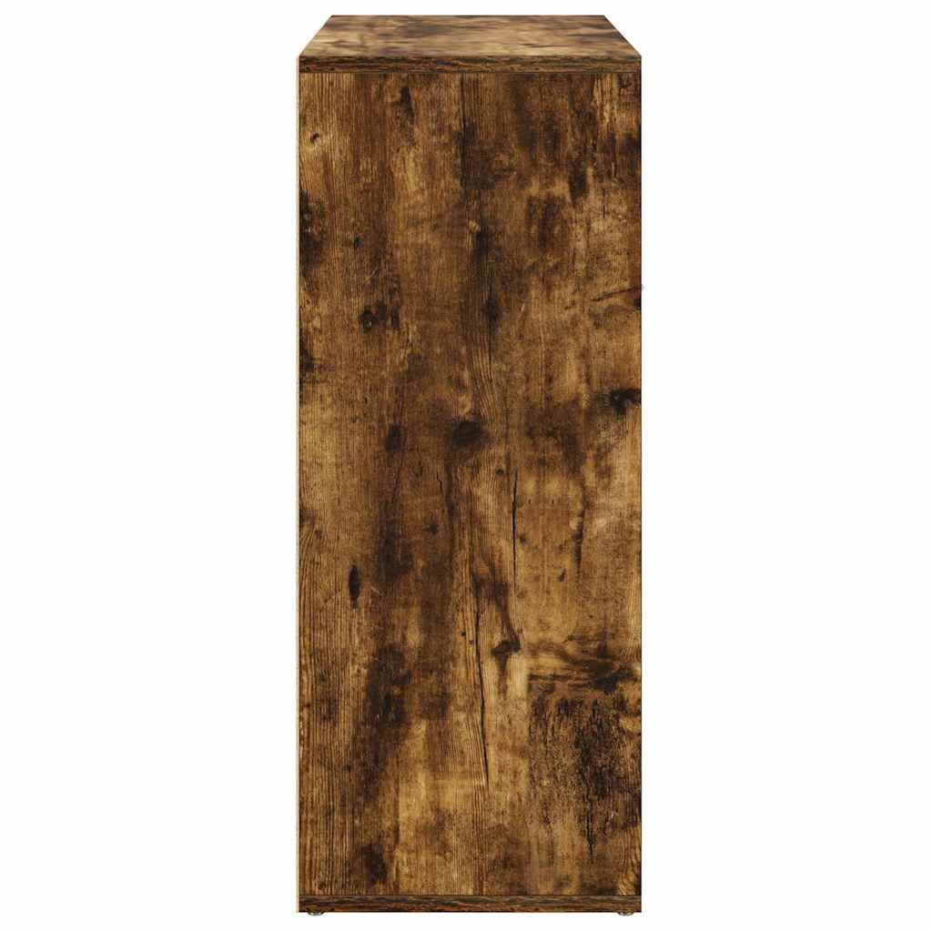 Credenza Rovere Fumo 60x30x75 cm in Legno Multistrato