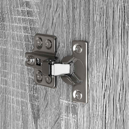 Credenza Grigio Sonoma 60x30x75 cm in Legno Multistrato