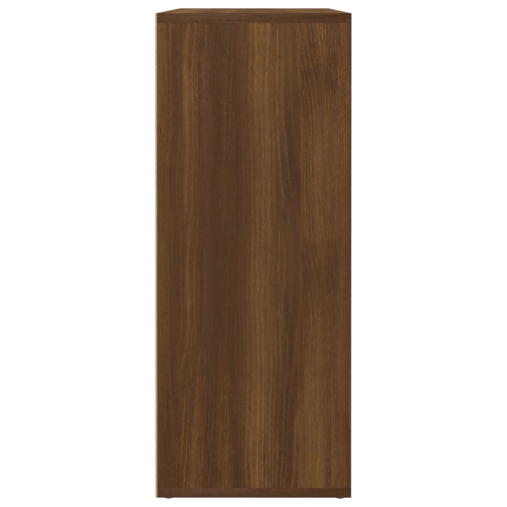 Credenza Rovere Marrone 60x30x75 cm in Legno Multistrato - homemem39