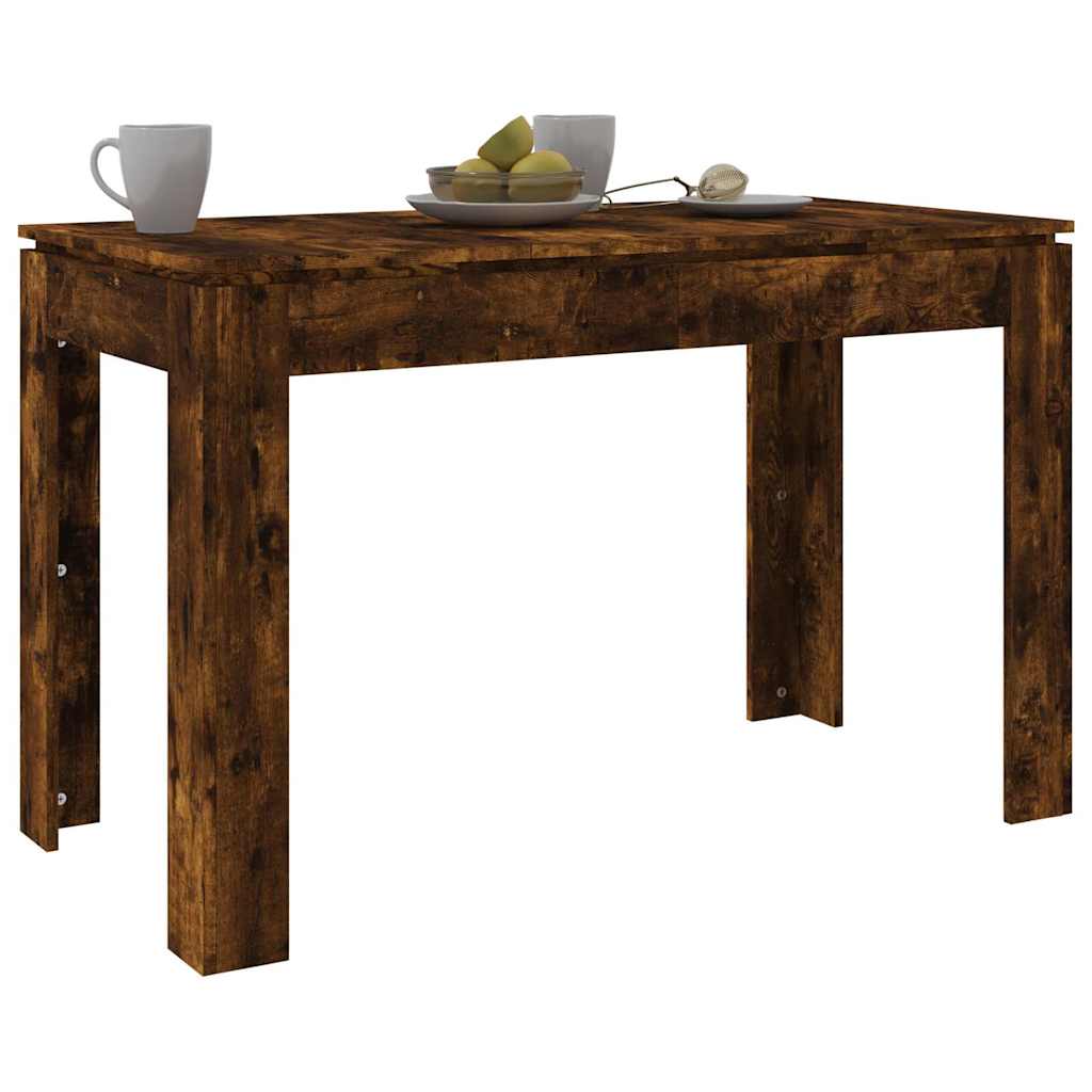 Tavolo da Pranzo Rovere Fumo 120x60x76 cm Legno Multistrato - homemem39