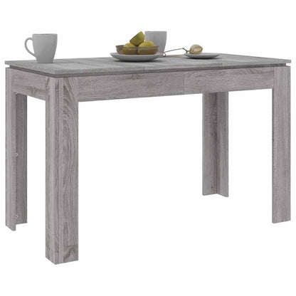 Tavolo da Pranzo Grigio Sonoma 120x60x76 cm Legno Multistrato - homemem39