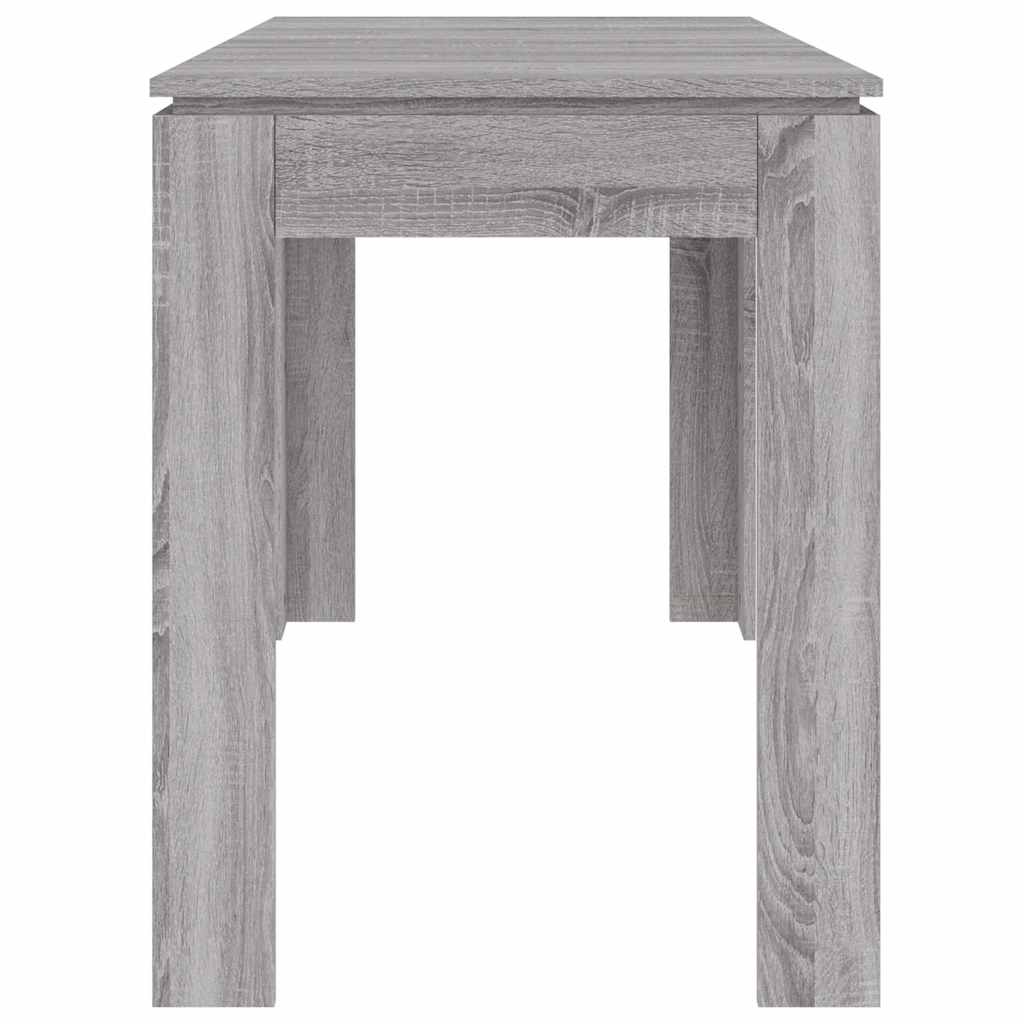 Tavolo da Pranzo Grigio Sonoma 120x60x76 cm Legno Multistrato | homemem39