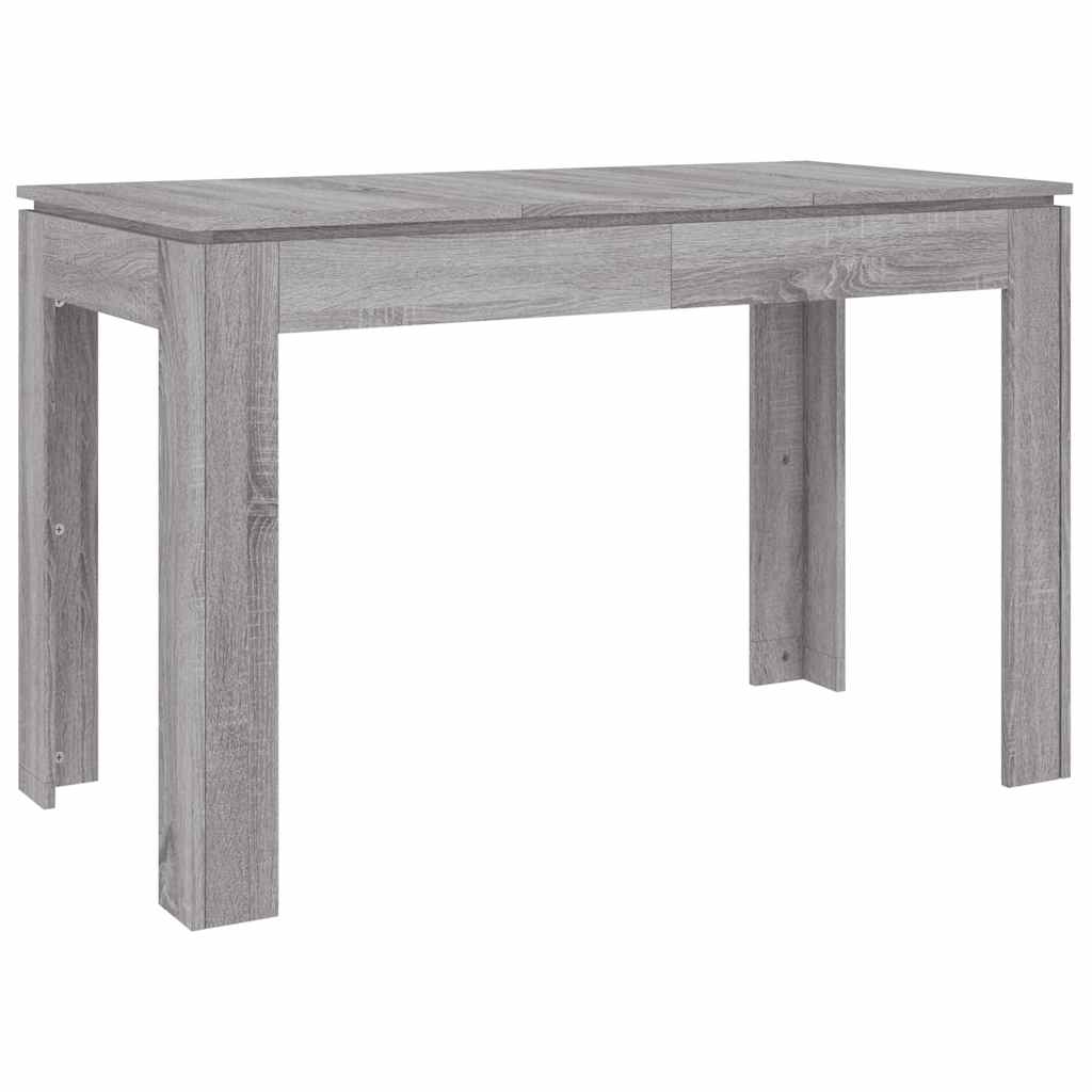 Tavolo da Pranzo Grigio Sonoma 120x60x76 cm Legno Multistrato - homemem39