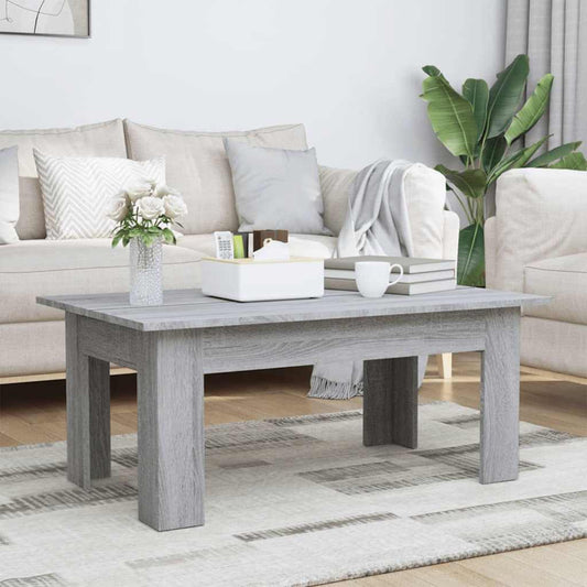 Tavolino da Salotto Grigio Sonoma 100x60x42cm Legno Multistrato | homemem39