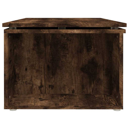 Tavolino da Salotto Rovere Fumo 150x50x35 cm Legno Multistrato