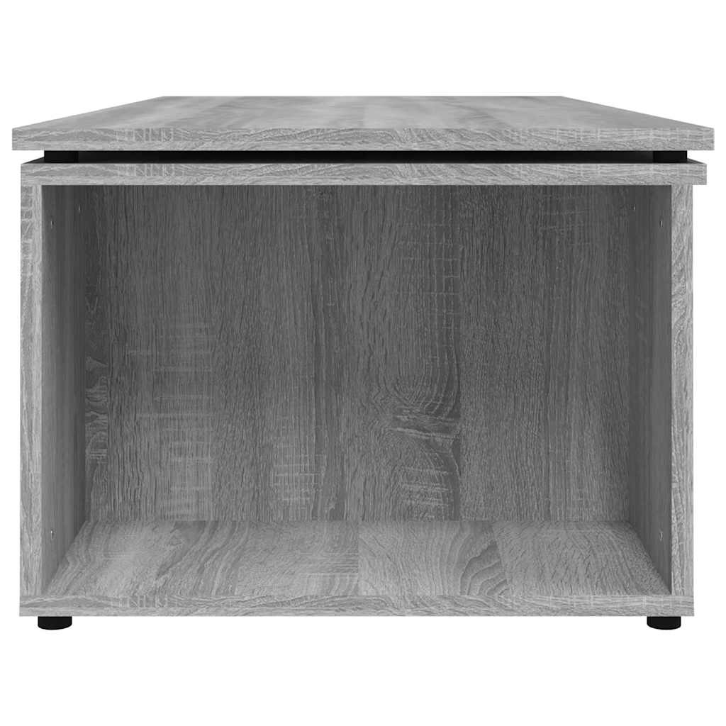 Tavolino da Salotto Grigio Sonoma 150x50x35cm Legno Multistrato
