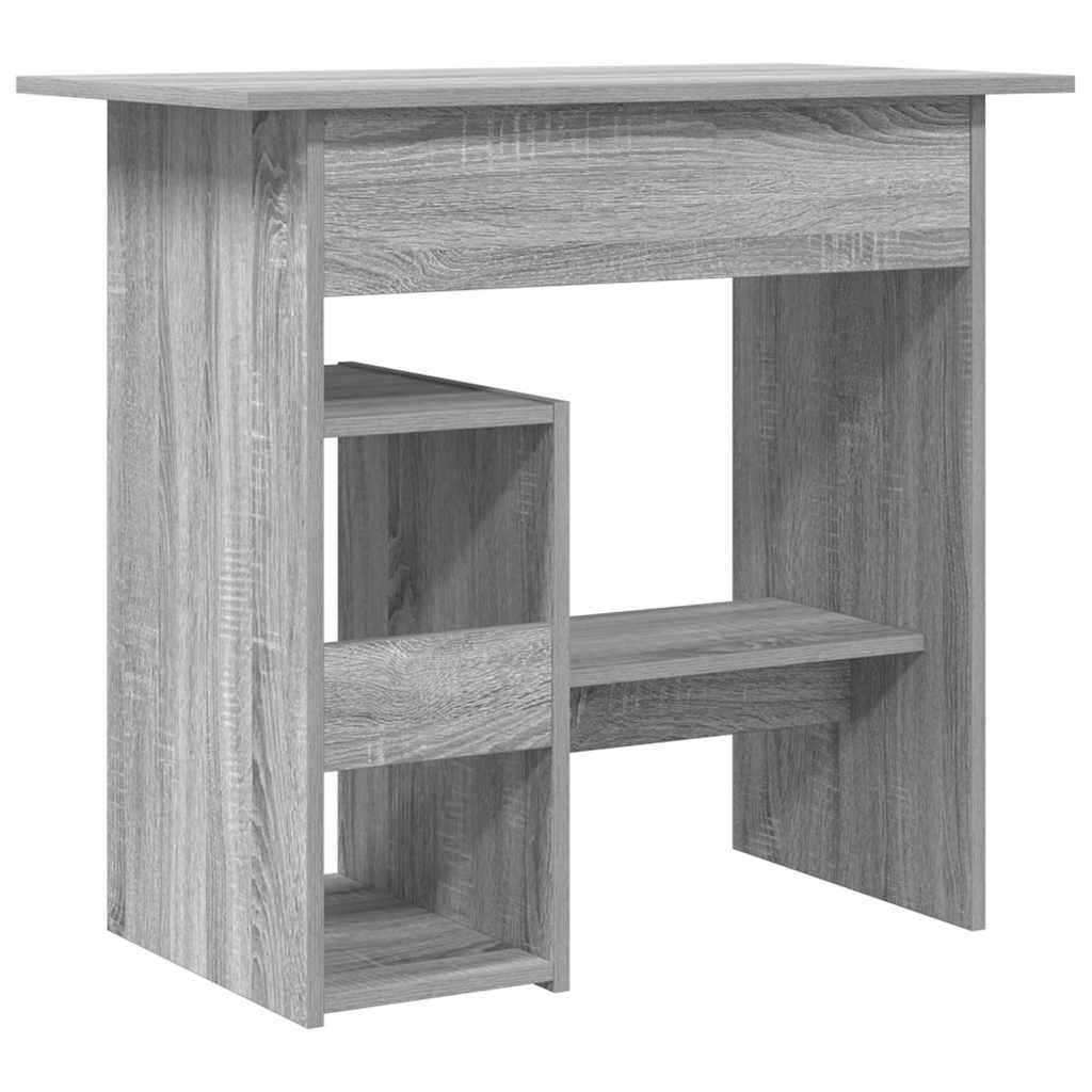 Scrivania Grigio Sonoma 80x45x74 cm in Legno Multistrato - homemem39