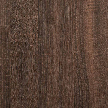 Scrivania Rovere Marrone 80x45x74 cm in Legno Multistrato