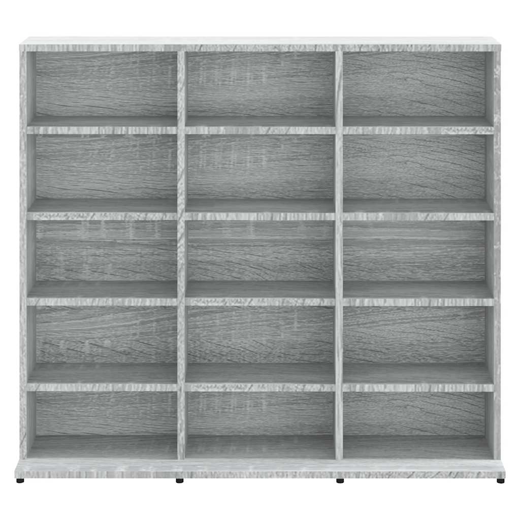 Mobile Porta CD Grigio Sonoma 100x23x89,5 cm Legno Multistrato | homemem39