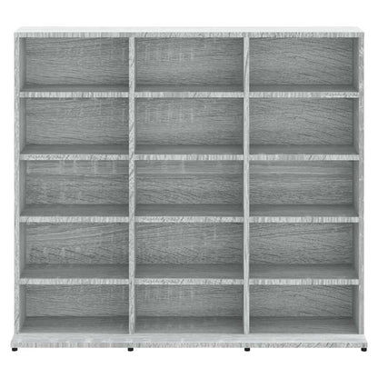 Mobile Porta CD Grigio Sonoma 100x23x89,5 cm Legno Multistrato | homemem39
