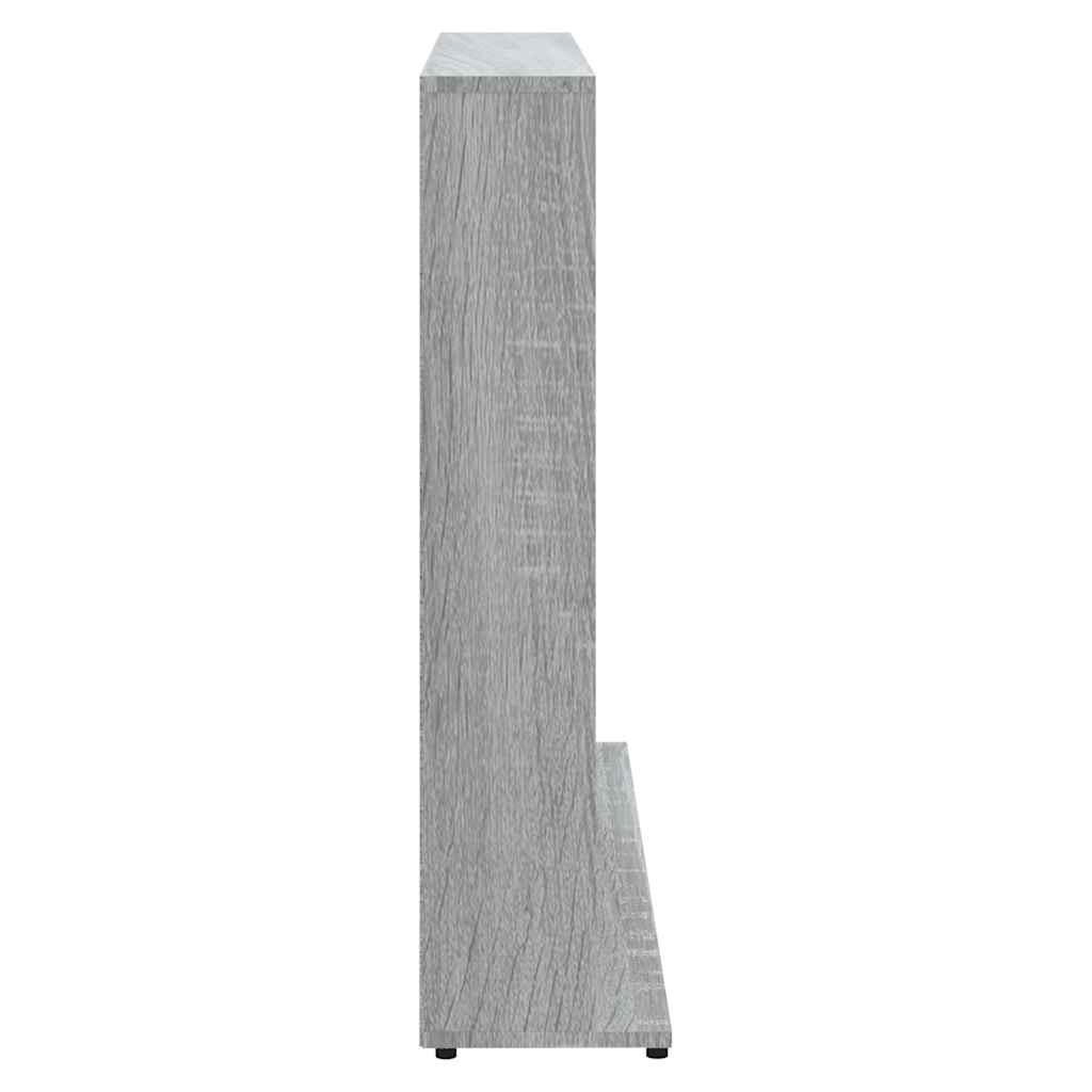 Mobile Porta CD Grigio Sonoma 100x23x89,5 cm Legno Multistrato - homemem39