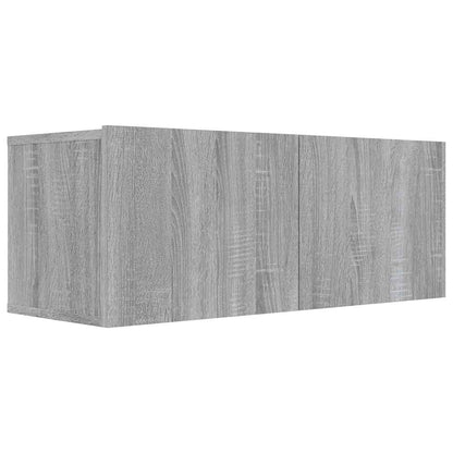 Mobile TV Grigio Sonoma 80x30x30 cm Legno Multistrato - homemem39