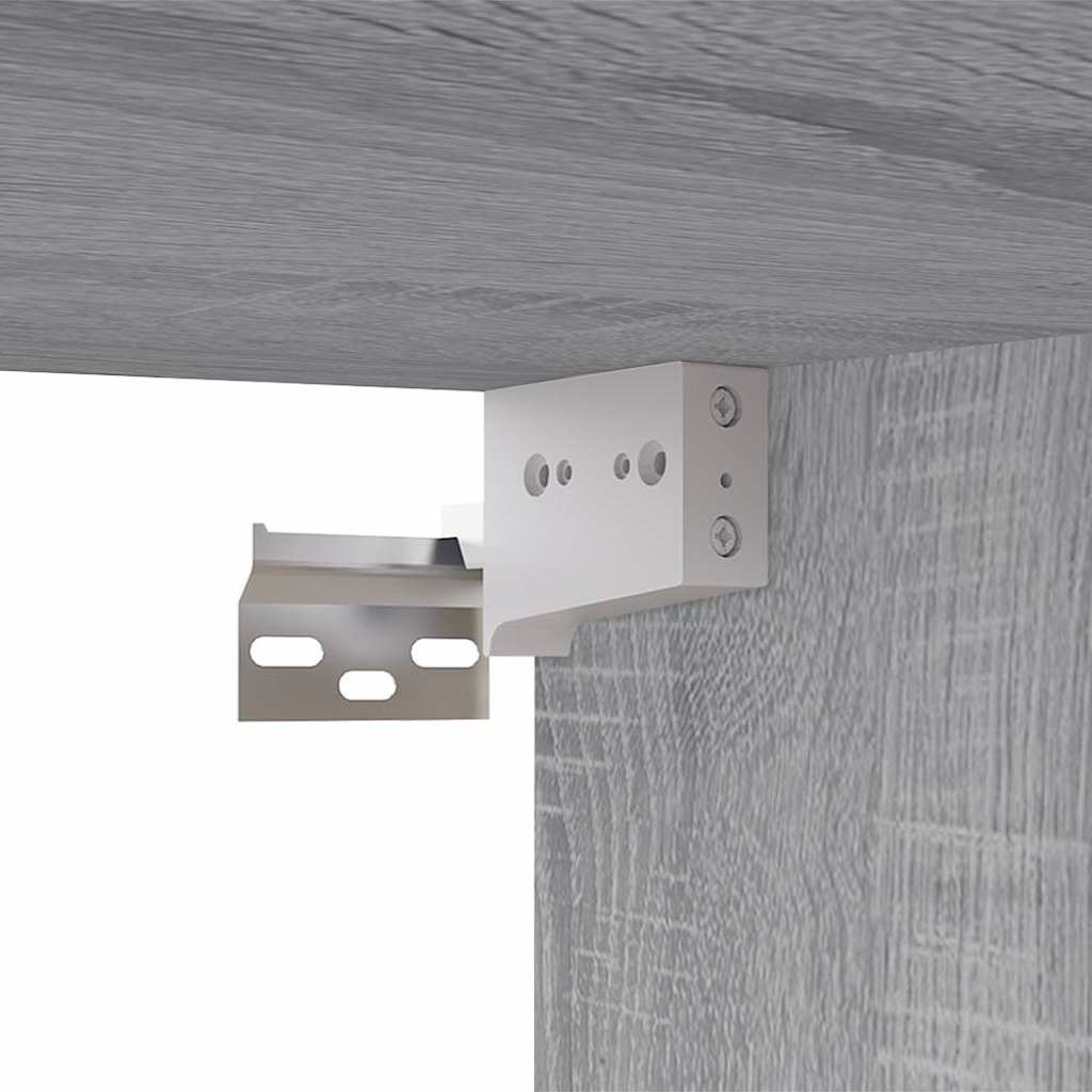 Mobile TV Grigio Sonoma 80x30x30 cm Legno Multistrato - homemem39