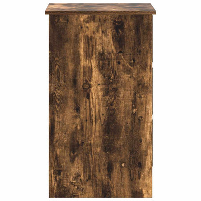 Scrivania Rovere Fumo 90x45x76 cm in Legno Multistrato - homemem39