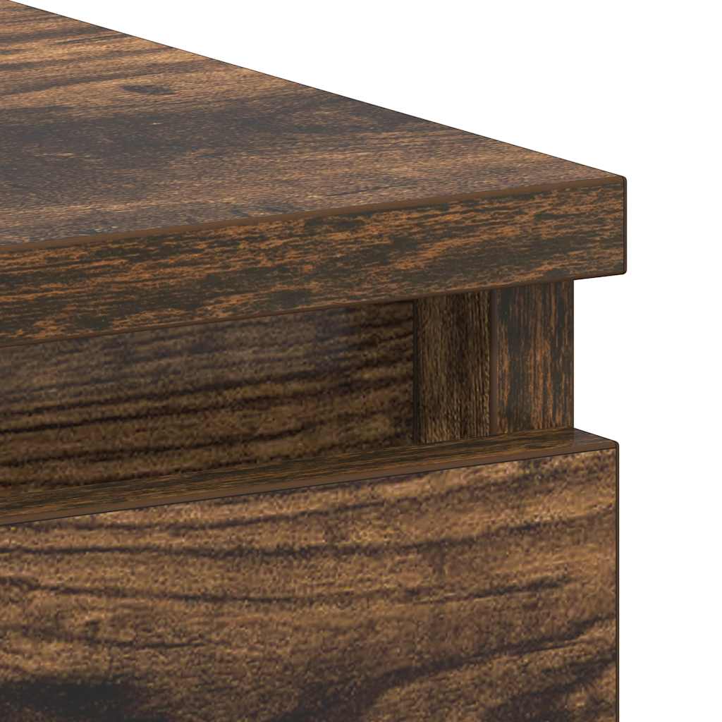 Scrivania Rovere Fumo 90x45x76 cm in Legno Multistrato - homemem39