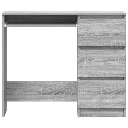 Scrivania Grigio Sonoma 90x45x76 cm in Legno Multistrato - homemem39