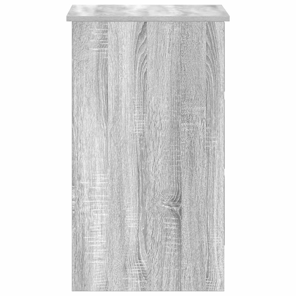Scrivania Grigio Sonoma 90x45x76 cm in Legno Multistrato - homemem39