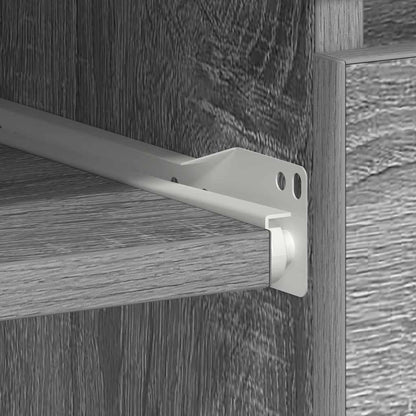 Scrivania Grigio Sonoma 90x45x76 cm in Legno Multistrato - homemem39