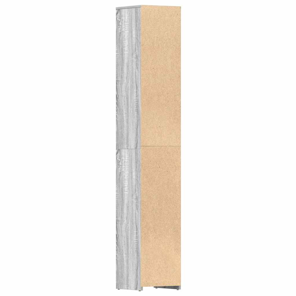 Armadietto Bagno 30x30x183,5 cm Legno tecnico