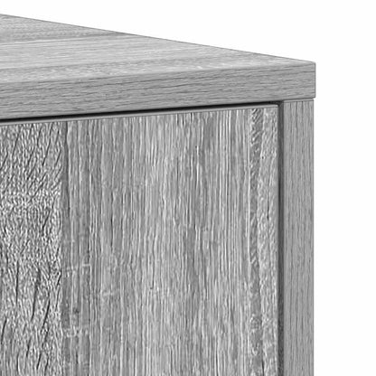 Armadietto Bagno Grigio Sonoma 30x30x183,5 cm Legno tecnico | homemem39