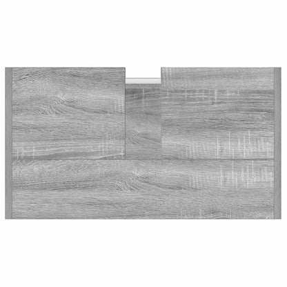 Armadietto Bagno Grigio Sonoma 60x33x60 cm in Legno Multistrato