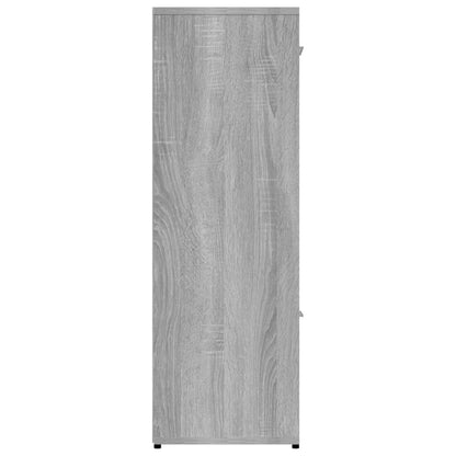 Libreria Grigio Sonoma 90x30x90 cm in Legno Multistrato | homemem39