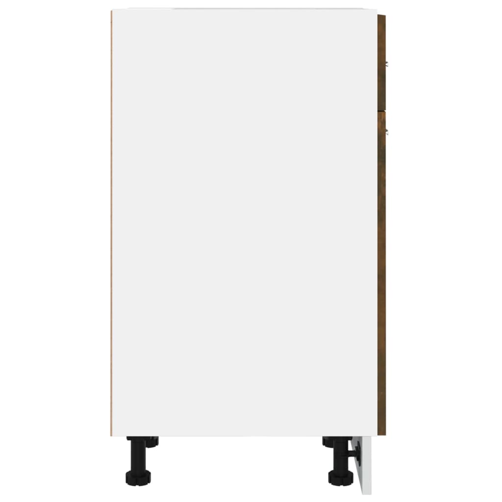 Mobile con Cassetto “Lyon” Rovere Fumo 30x46x81,5 cm - homemem39