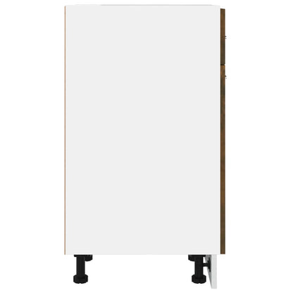 Mobile con Cassetto “Lyon” Rovere Fumo 30x46x81,5 cm - homemem39