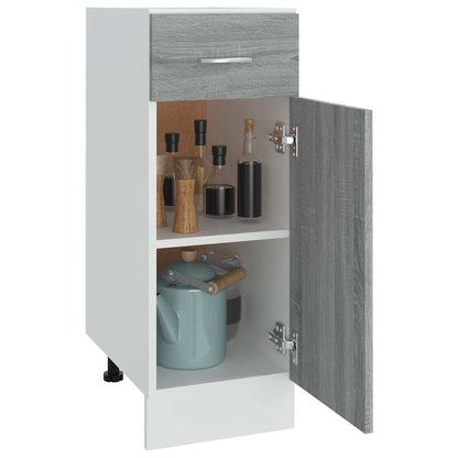 Mobile con Cassetto “Lyon” Grigio Sonoma 30x46x81,5