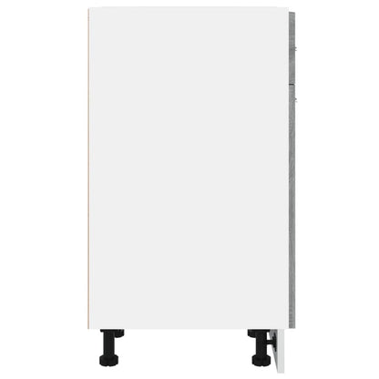 Mobile con Cassetto “Lyon” Grigio Sonoma 30x46x81,5 | homemem39