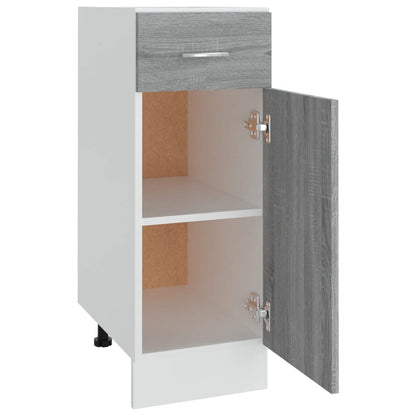 Mobile con Cassetto “Lyon” Grigio Sonoma 30x46x81,5 - homemem39