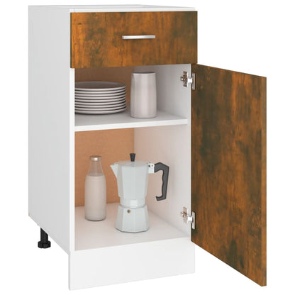 Mobile con Cassetto “Lyon” Rovere Fumo 40x46x81,5 cm