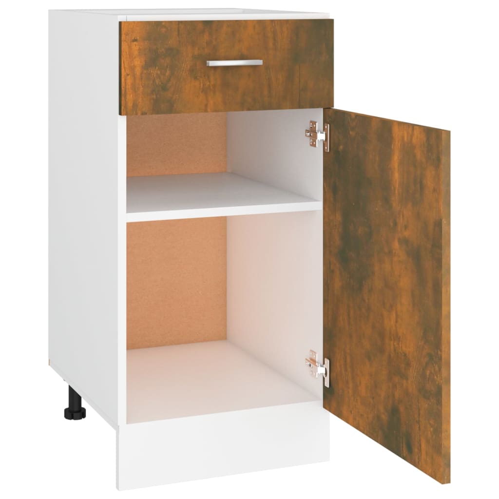 Mobile con Cassetto “Lyon” Rovere Fumo 40x46x81,5 cm