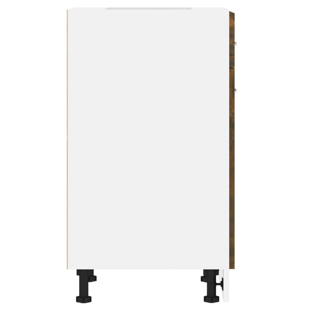 Mobile con Cassetto “Lyon” Rovere Fumo 50x46x81,5 cm - homemem39