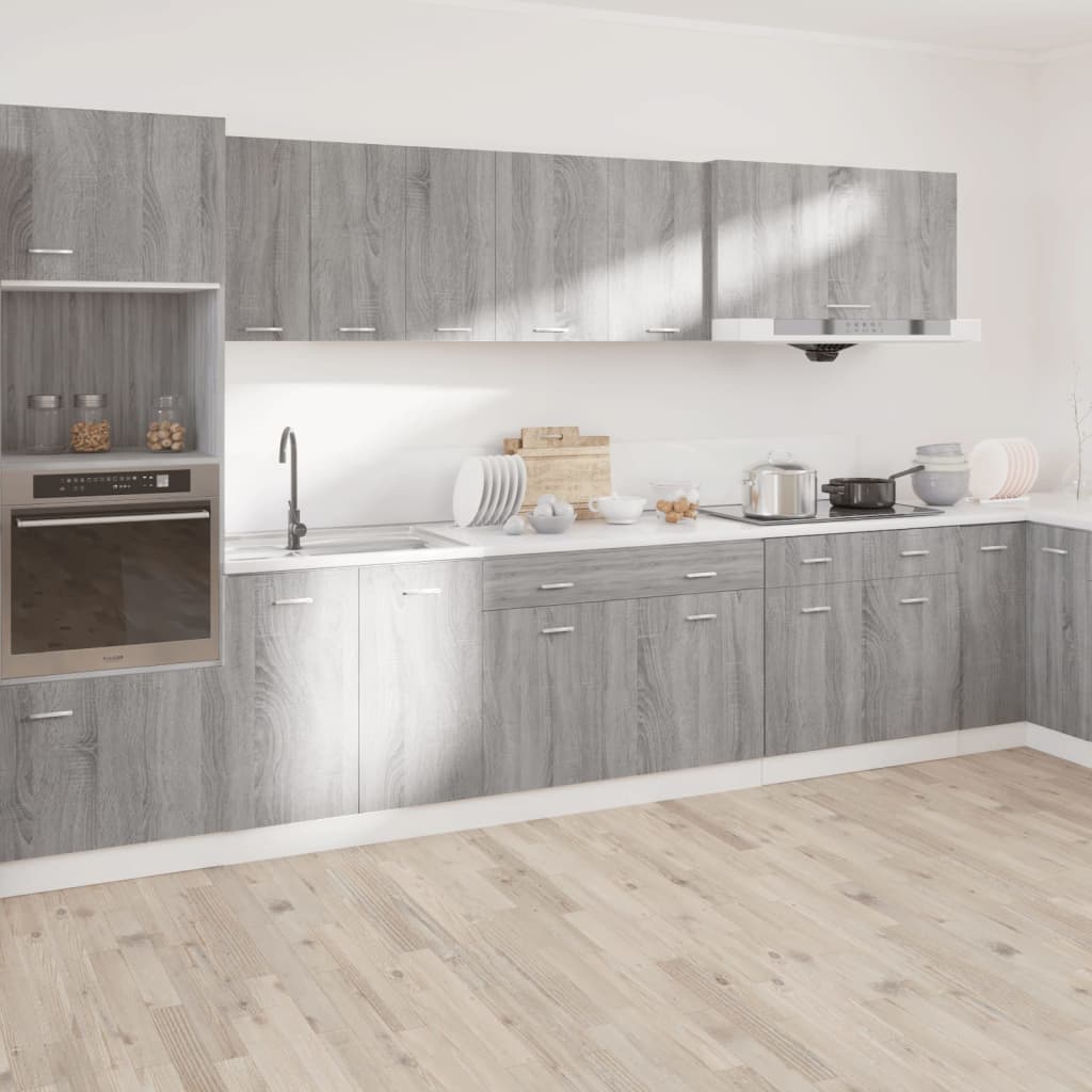 Mobile con Cassetto “Lyon” Grigio Sonoma 50x46x81,5