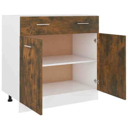 Mobile con Cassetto “Lyon” Rovere Fumo 80x46x81,5 cm