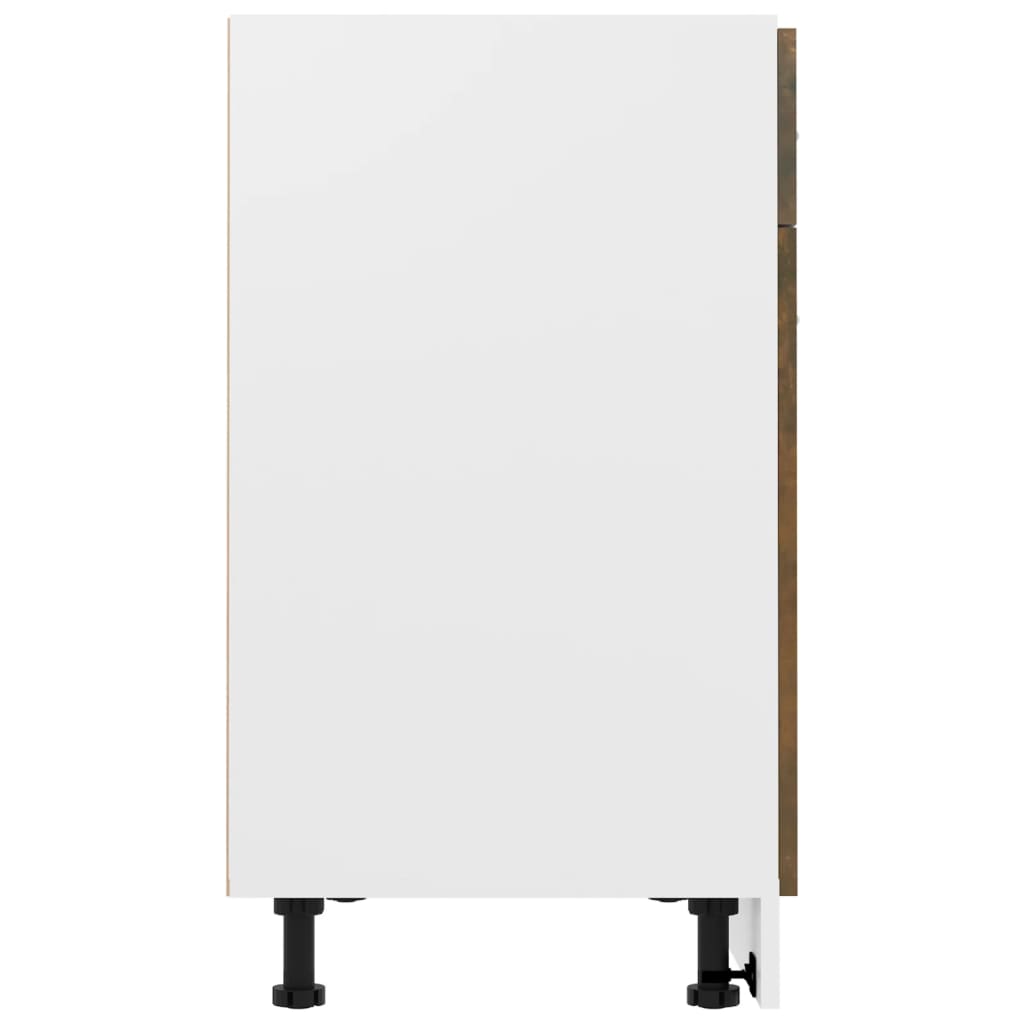 Mobile con Cassetto “Lyon” Rovere Fumo 80x46x81,5 cm