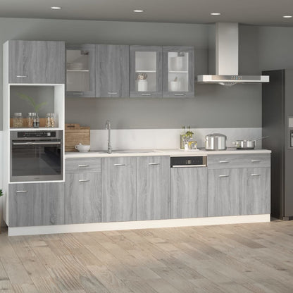 Mobile con Cassetto “Lyon” Grigio Sonoma 80x46x81,5