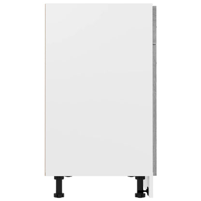 Mobile con Cassetto “Lyon” Grigio Sonoma 80x46x81,5 - homemem39