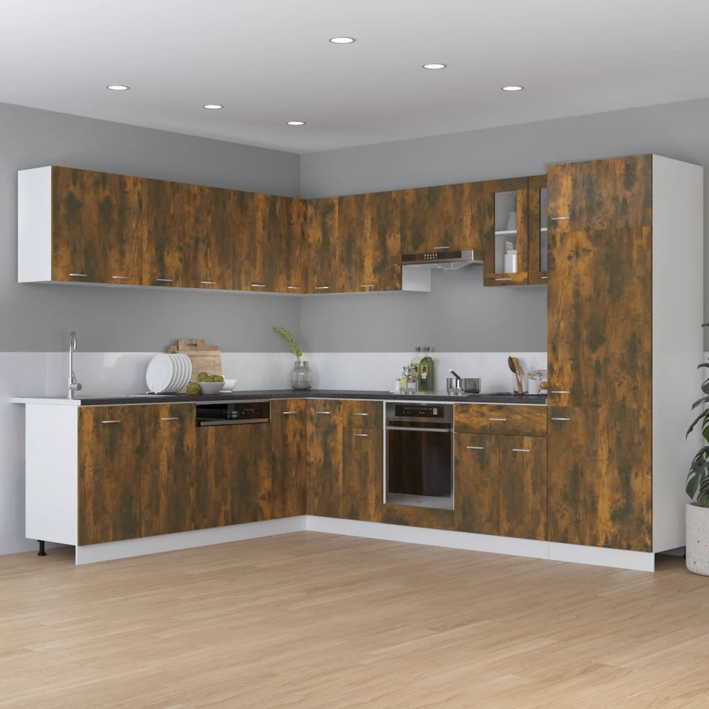 Armadietto Cucina “Lyon” Rovere Fumo 75,5x75,5x81,5 cm | homemem39