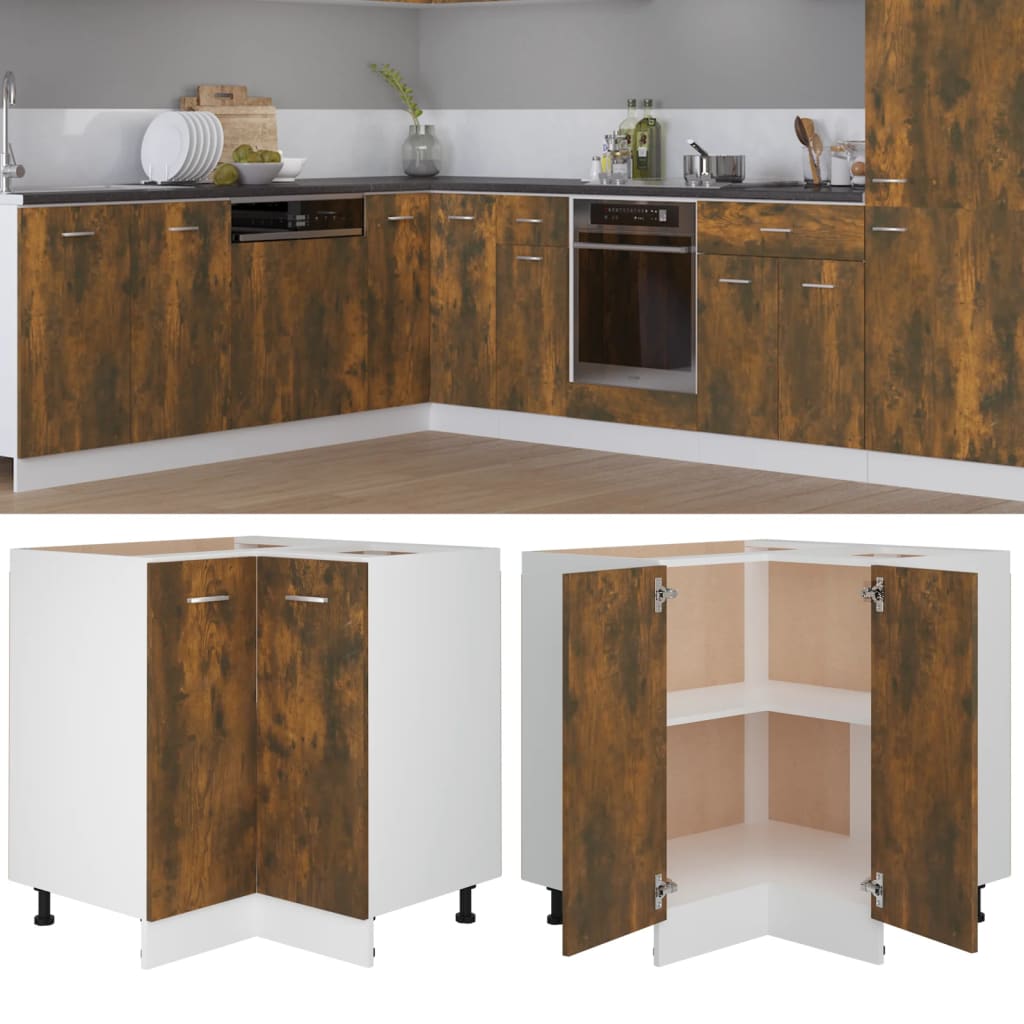 Armadietto Cucina “Lyon” Rovere Fumo 75,5x75,5x81,5 cm