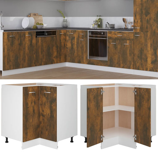 Armadietto Cucina “Lyon” Rovere Fumo 75,5x75,5x81,5 cm - homemem39