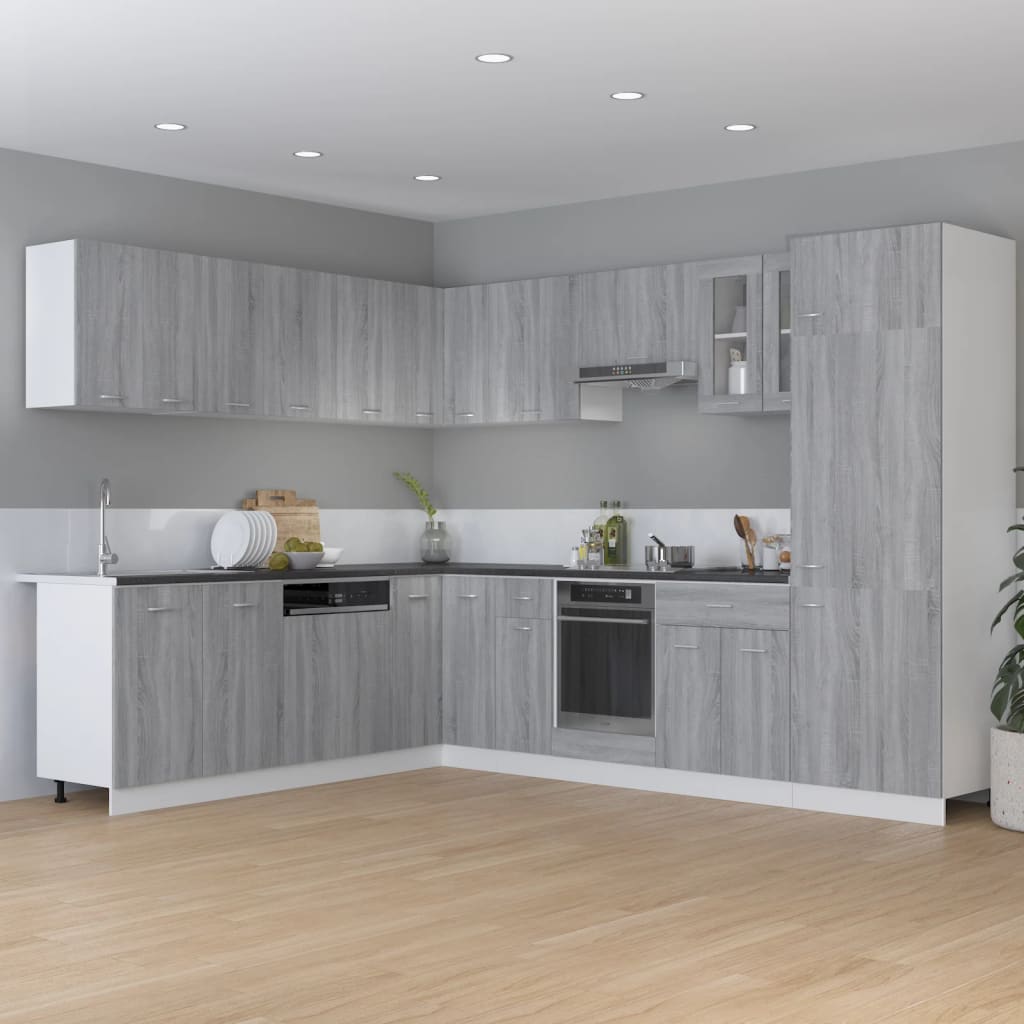 Armadietto Cucina “Lyon” Grigio Sonoma 75,5x75,5x81,5 cm | homemem39