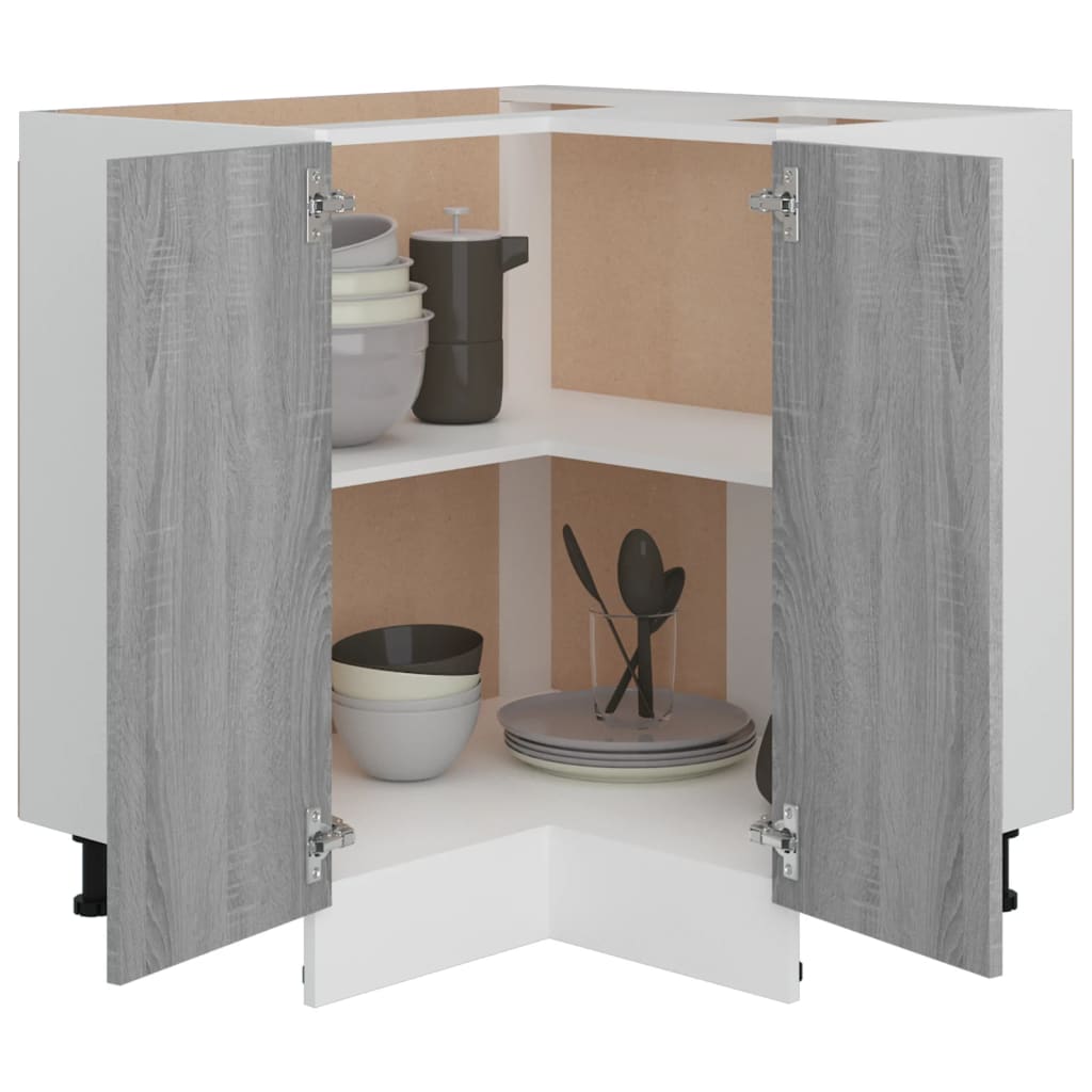 Armadietto Cucina “Lyon” Grigio Sonoma 75,5x75,5x81,5 cm