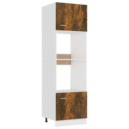 Armadio per Microonde “Lyon” Rovere Fumo 60x57x207cm