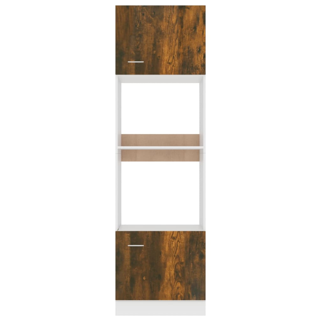 Armadio per Microonde “Lyon” Rovere Fumo 60x57x207cm | homemem39