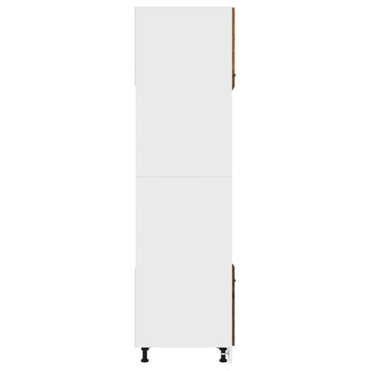 Armadio per Microonde “Lyon” Rovere Fumo 60x57x207cm | homemem39