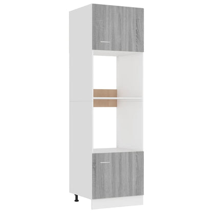 Armadio Microonde “Lyon” Grigio Sonoma 60x57x207 cm