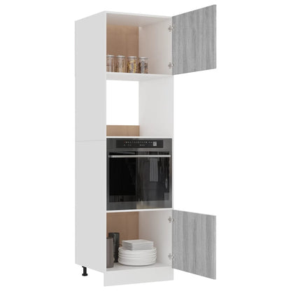Armadio Microonde “Lyon” Grigio Sonoma 60x57x207 cm