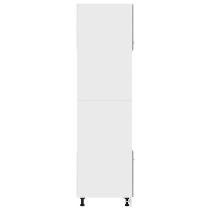 Armadio Microonde “Lyon” Grigio Sonoma 60x57x207 cm | homemem39
